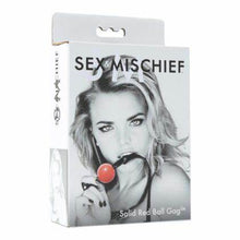 Load image into Gallery viewer, Sex and Mischief Solid Ball Gag - Red
