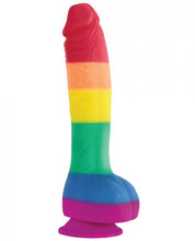 Load image into Gallery viewer, COLOURS PRIDE EDITION- 8&quot; Silicone Dildo
