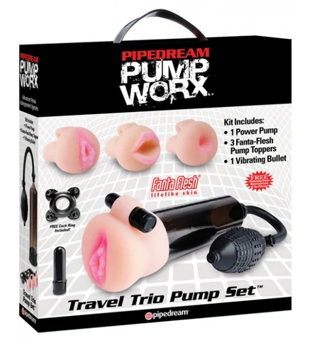 Pump Worx Travel Trio Pump Set
