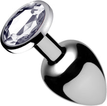 Load image into Gallery viewer, BOOTY SPARKS Clear  Gem Large Anal Plug
