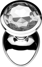 Load image into Gallery viewer, BOOTY SPARKS Clear  Gem Large Anal Plug
