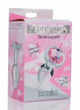 Load image into Gallery viewer, BOOTY SPARKS (glass)Pink Gem Plug Small
