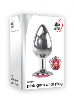 Pink Gem (Adam & Eve)Anal Plug - Large