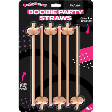 Boobie straw 6 pack