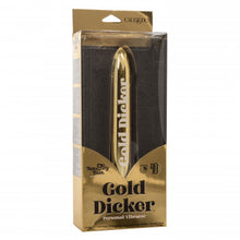 Load image into Gallery viewer, Naughty Bits Gold Dicker Personal Vibrator
