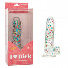 Load image into Gallery viewer, Naughty Bits I Love Dick Heart-Filled Dong
