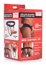 Load image into Gallery viewer, Hollow Silicone Dildo Strap-on - Flesh
