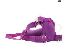 Load image into Gallery viewer, Rumble vibrating silicone strap on purple
