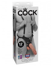 Load image into Gallery viewer, King Cock 12&quot; Hollow Strap-on Suspender

