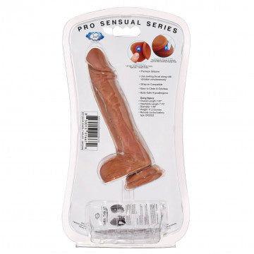 REMOTE control Cloud 9 Pro Sensual 7 Inch Swirl Thrust - Brown