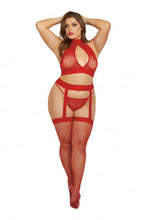 Load image into Gallery viewer, Bralette, Garterhose, and G-String - Queen Size
