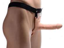 Load image into Gallery viewer, Hollow Silicone Dildo Strap-on - Flesh
