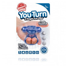 Load image into Gallery viewer, You-Turn 2 Finger Fun Vibe - Blueberry
