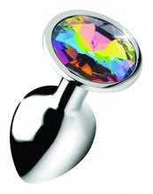 Load image into Gallery viewer, Rainbow Prism Gem Anal Plug - Small
