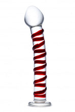 Load image into Gallery viewer, Mr. Swirly Dildo all GLASS dildo

