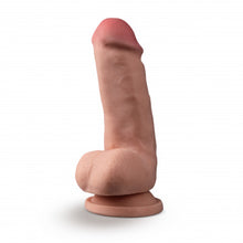 Load image into Gallery viewer, Dr. Skin Plus - 7 Inch Girthy Posable Dildo With Balls - Mocha
