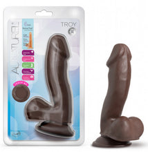 Load image into Gallery viewer, Au Naturel - Troy - 6 Inch Dildo - Chocolate
