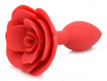 Booty Bloom Silicone Rose Anal Plug - Medium