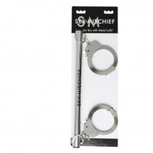 Load image into Gallery viewer, Sex and Mischief Spreader Bar With Metal Cuffs
