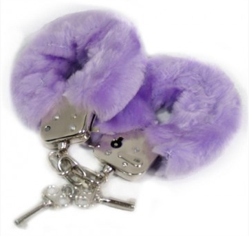 LOVE cuffs- Lavender handcuffs