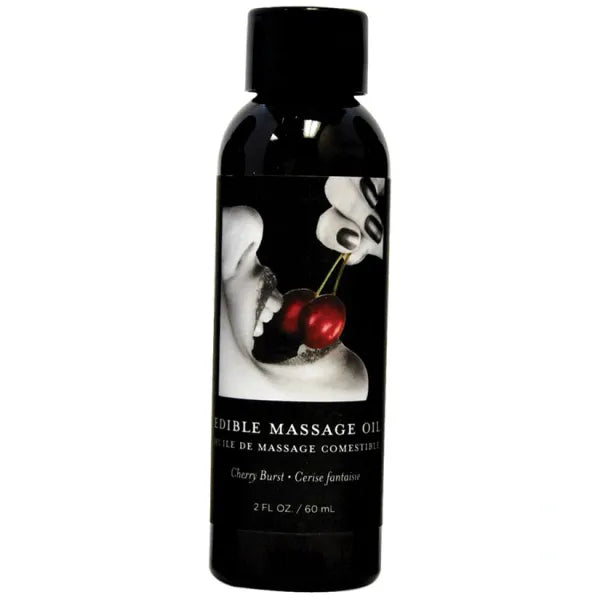 EDIBLE MASSAGE OIL- Cherry 2oz.