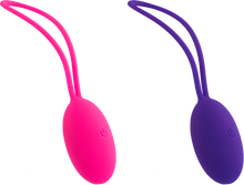 Load image into Gallery viewer, VEDO Peach Vibrating Kegel Egg - Purple
